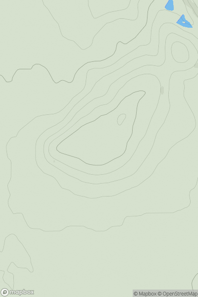 Thumbnail image for Beacon Hill [Central and Eastern England] [SP489609] showing contour plot for surrounding peak
